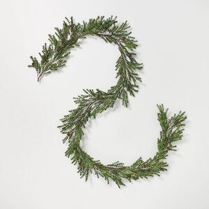 12' Pine with Pinecone Garland - Hearth & Hand wit Green
